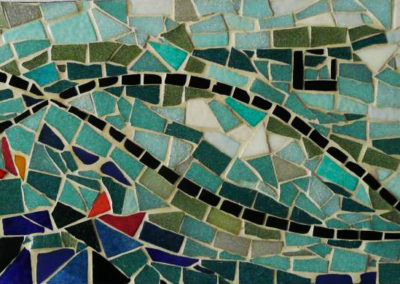 3 Anne Gourguet - Mosaique - Poisson stylisé2