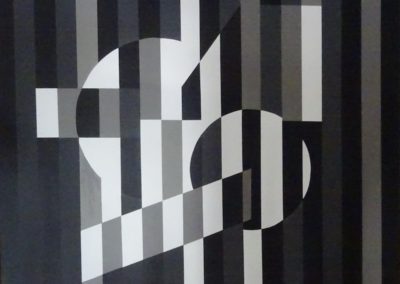 7 François Camille - Composition 325 (acrylique sur toile) 100x100